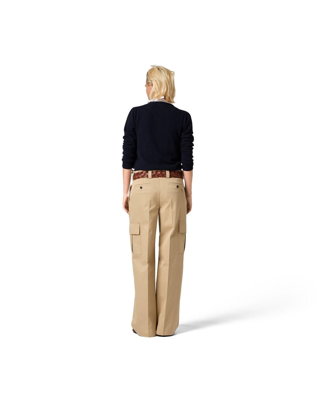 Miu Miu Blue Cashmere And Jersey Cardigan