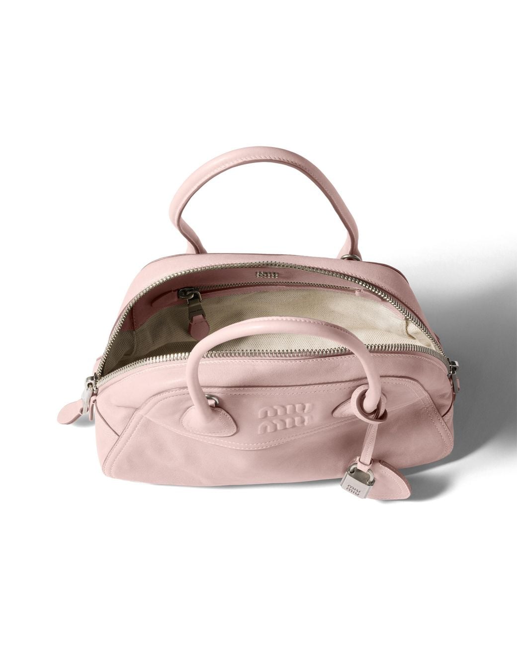 Miu Miu Pink Vivant Nappa Leather Bag