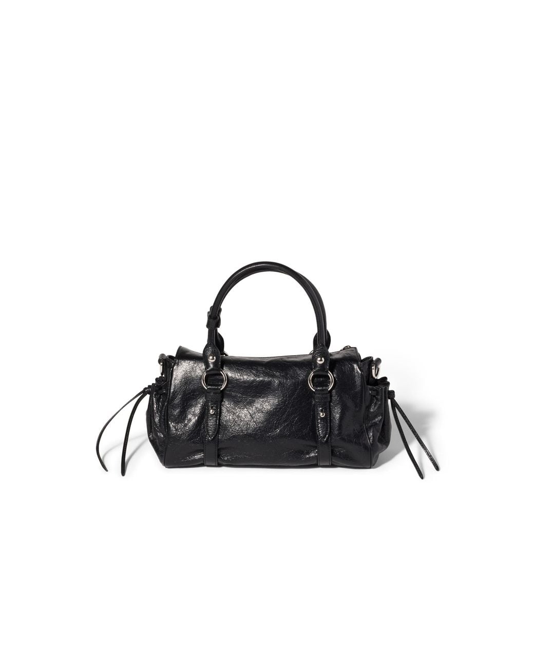 Miu Miu Black Nappa Leather Handbag