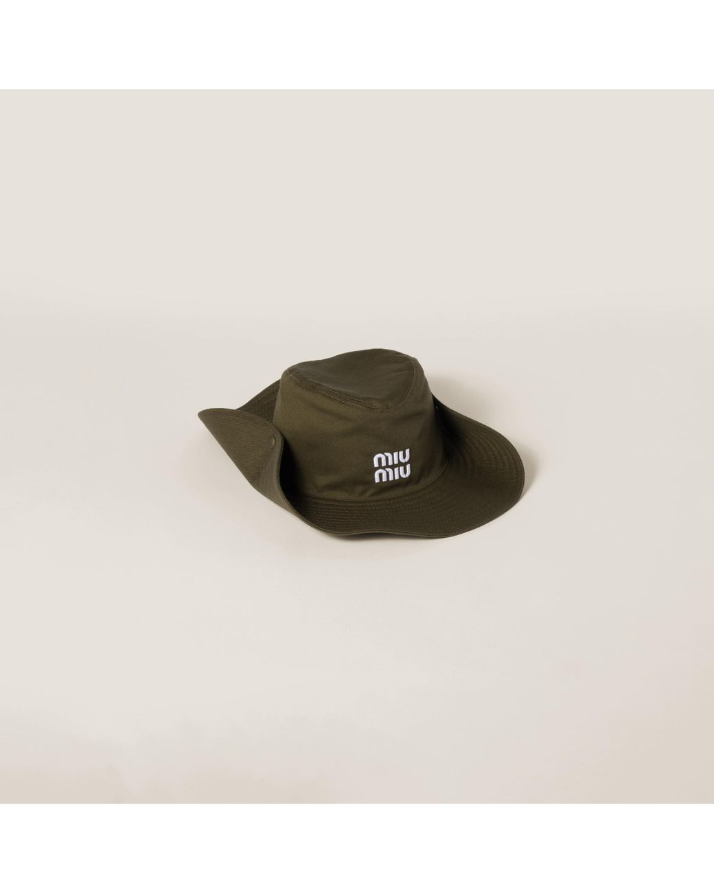 Miu Miu Drill Cowboy Hat | Lyst