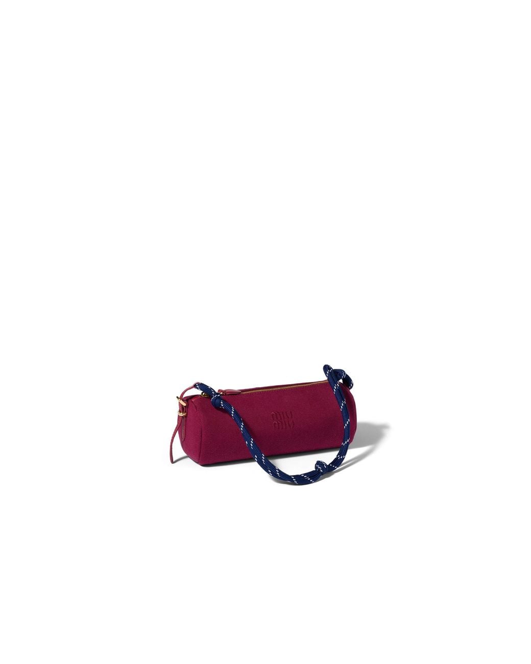 Miu Miu Purple Gabardine Pouch
