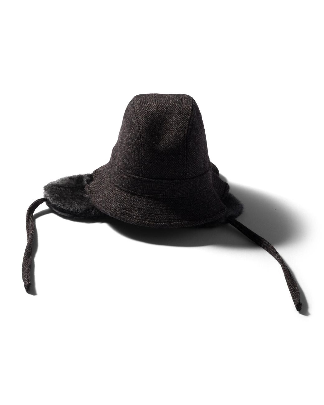 Miu Miu Black Wool And Chekiang Hat
