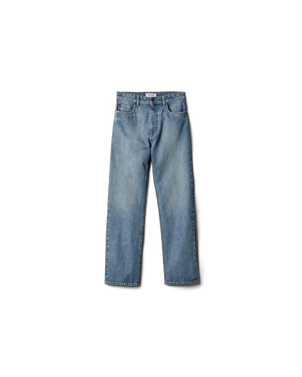 Miu Miu Blue Denim Trousers