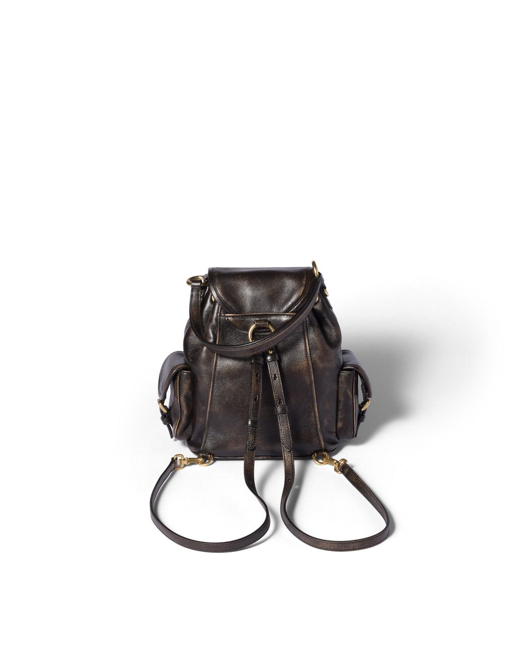 Miu Miu Black Leather Backpack