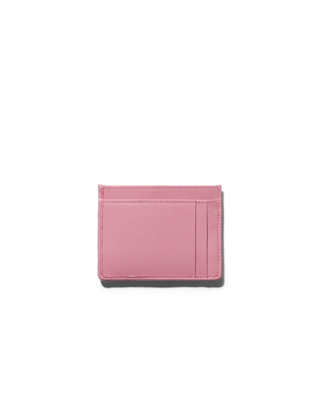 Miu Miu Pink Matelassé Nappa Leather Card Holder