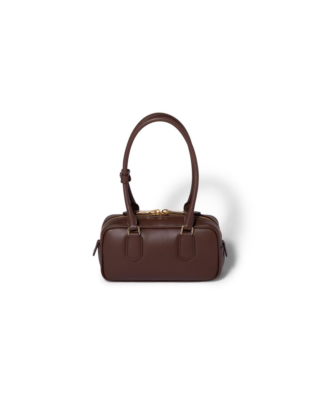 Miu Miu Brown Arcadie Leather Bag