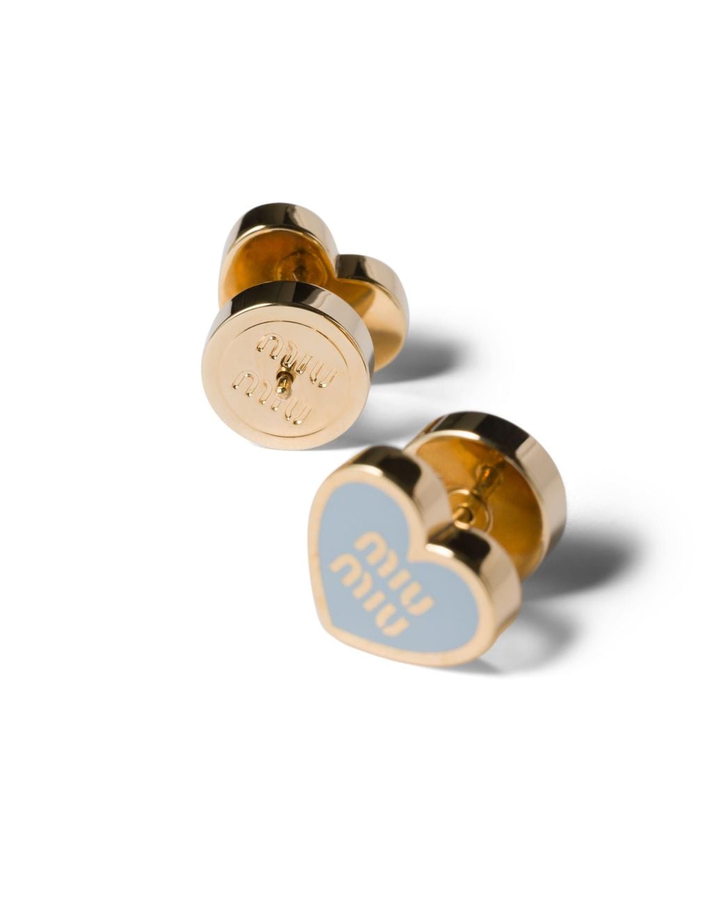 Miu Miu Metallic Metal Earrings