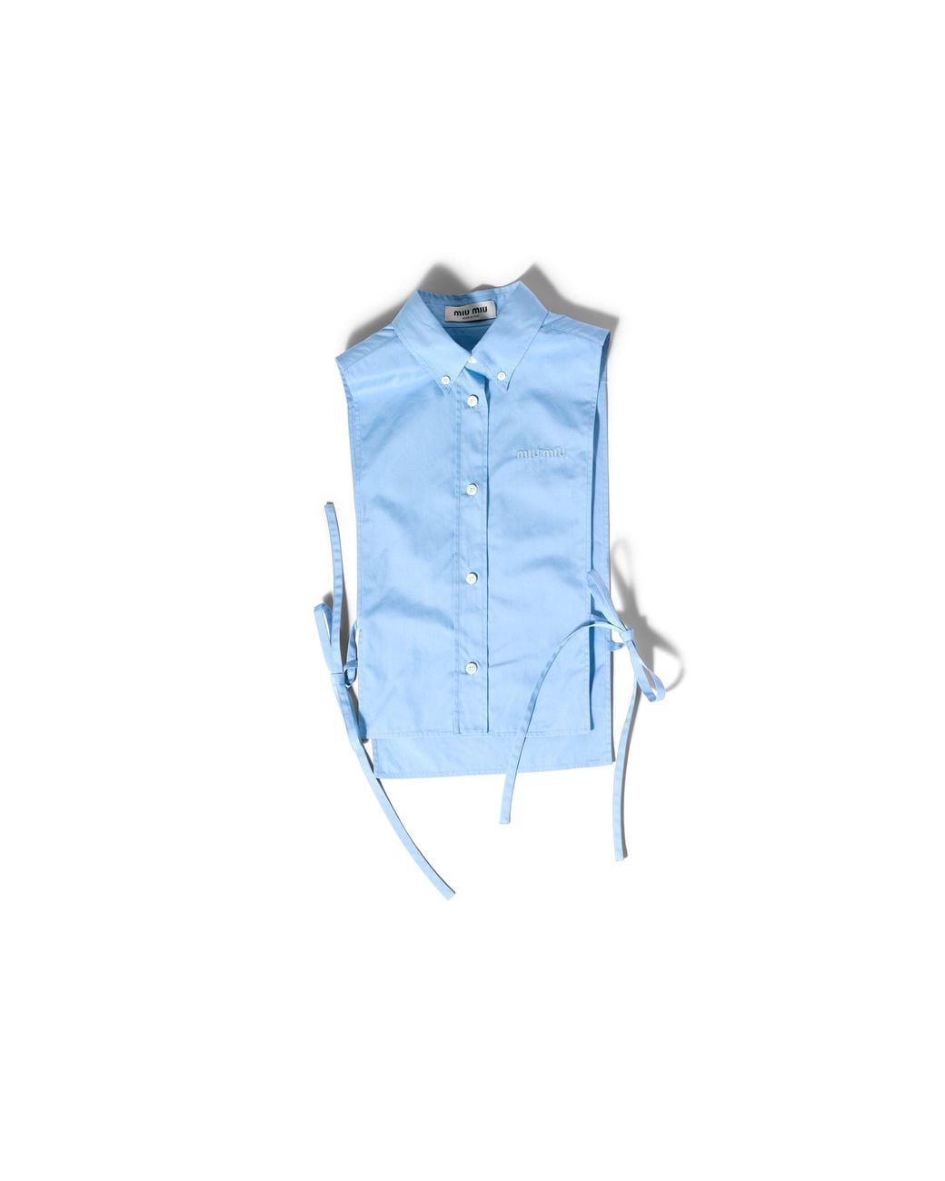 Miu Miu Blue Poplin Shirt