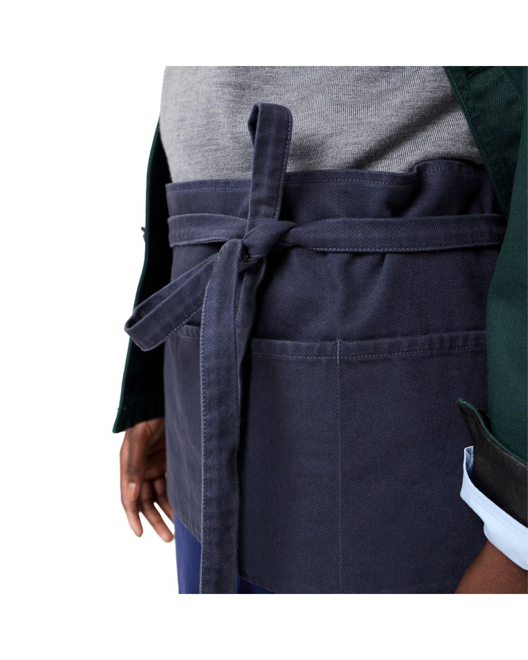 Miu Miu Blue Garment-Dyed Gabardine Miniskirt