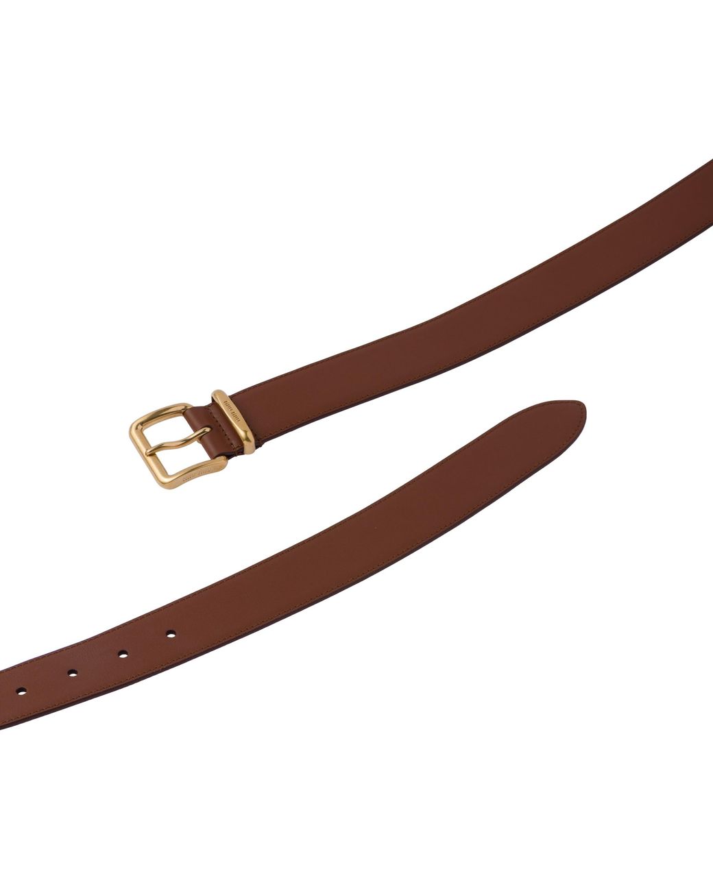 Miu Miu Brown Leather Belt