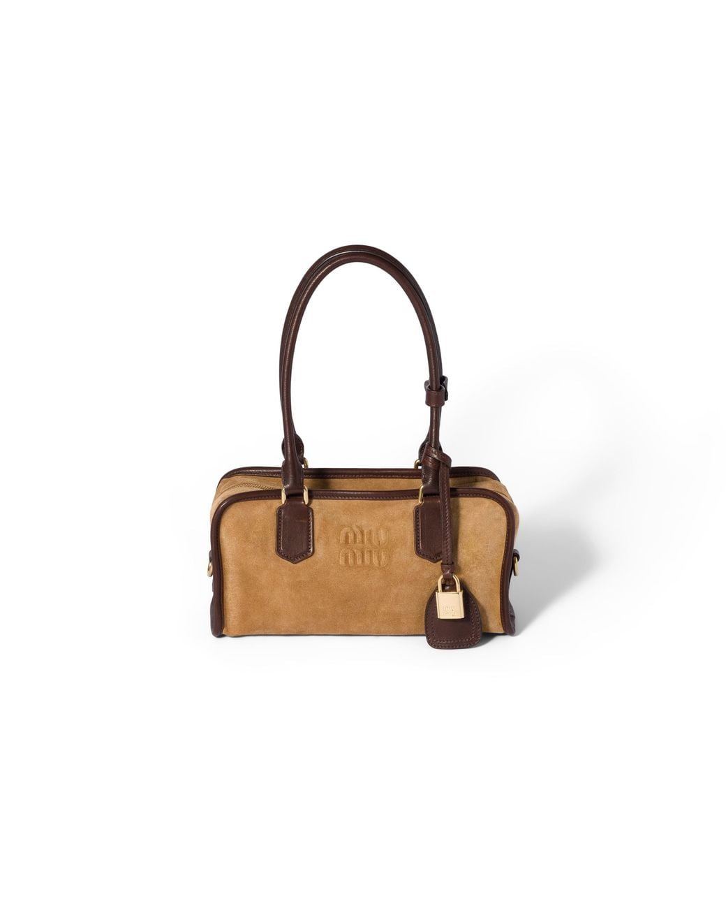 Miu Miu Brown Retour Suede Bag
