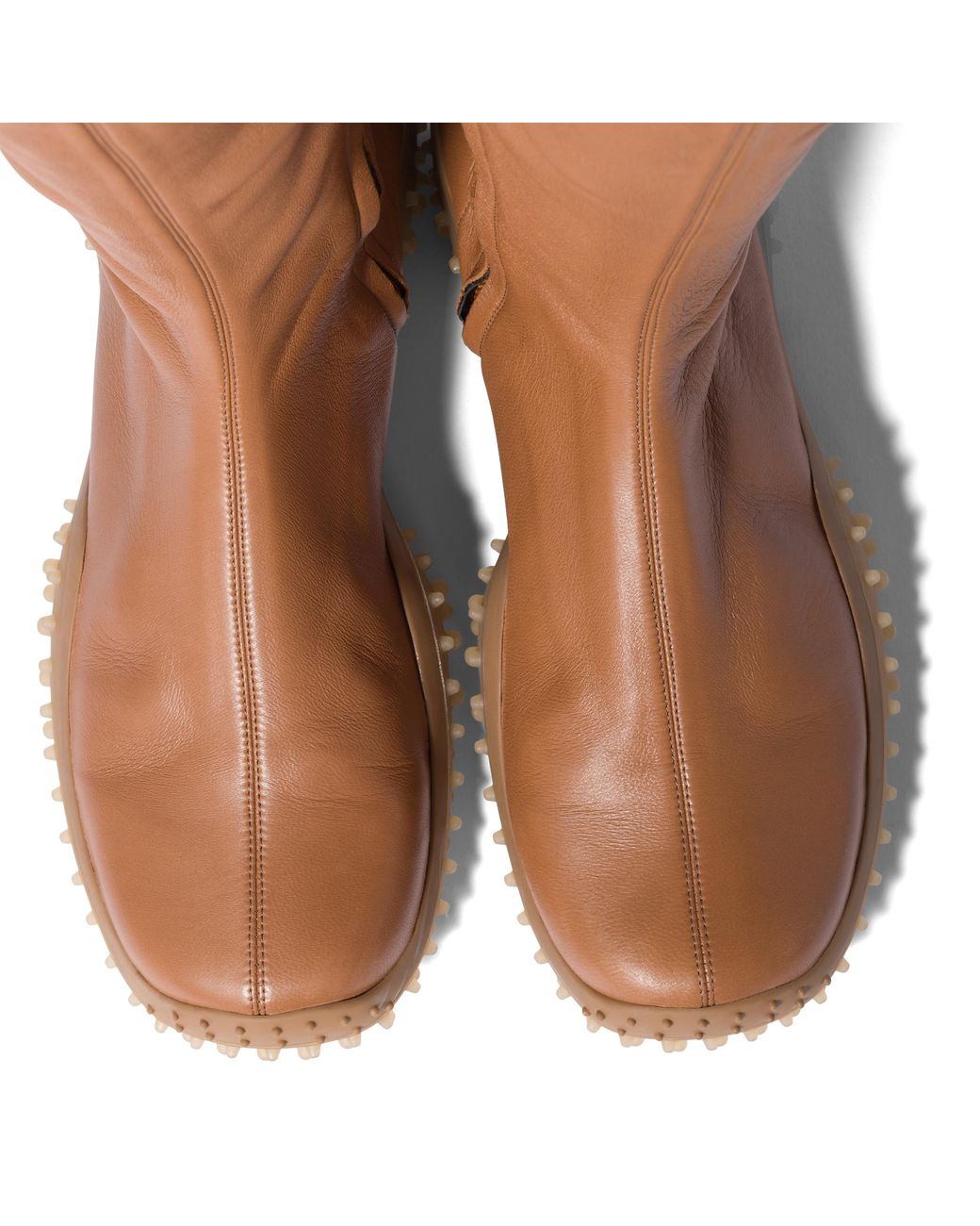 Miu Miu Brown Stretch Nappa Leather Boots
