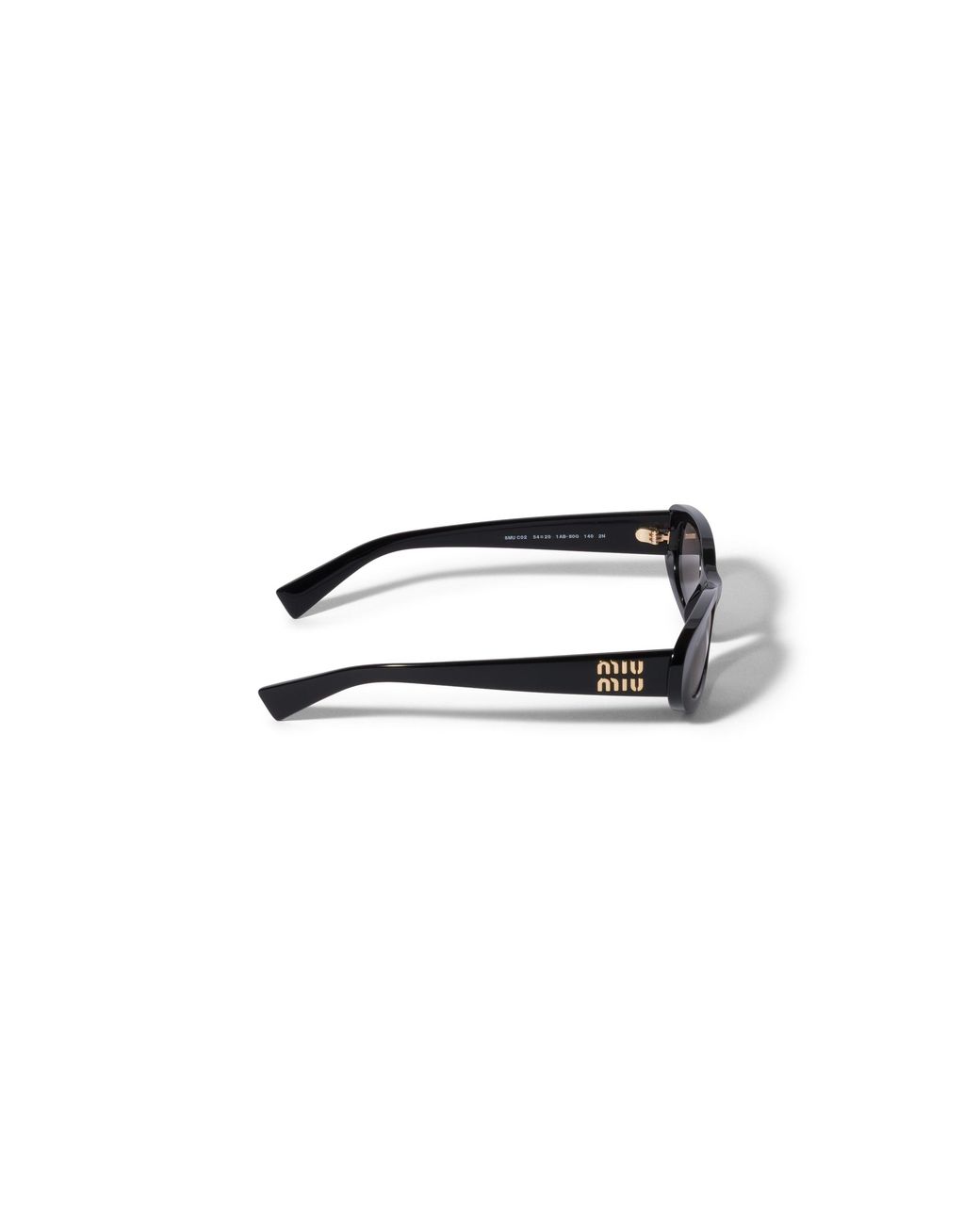 Miu Miu Black Eyewear Collection Sunglasses