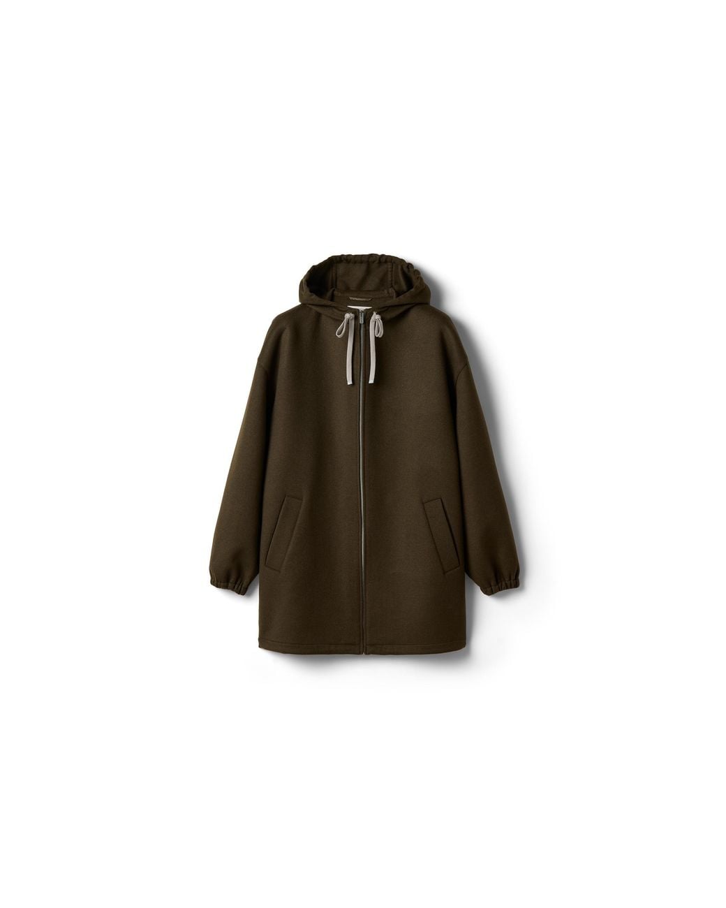 Miu Miu Brown Double-Weave Cashmere And Wool Caban Jacket