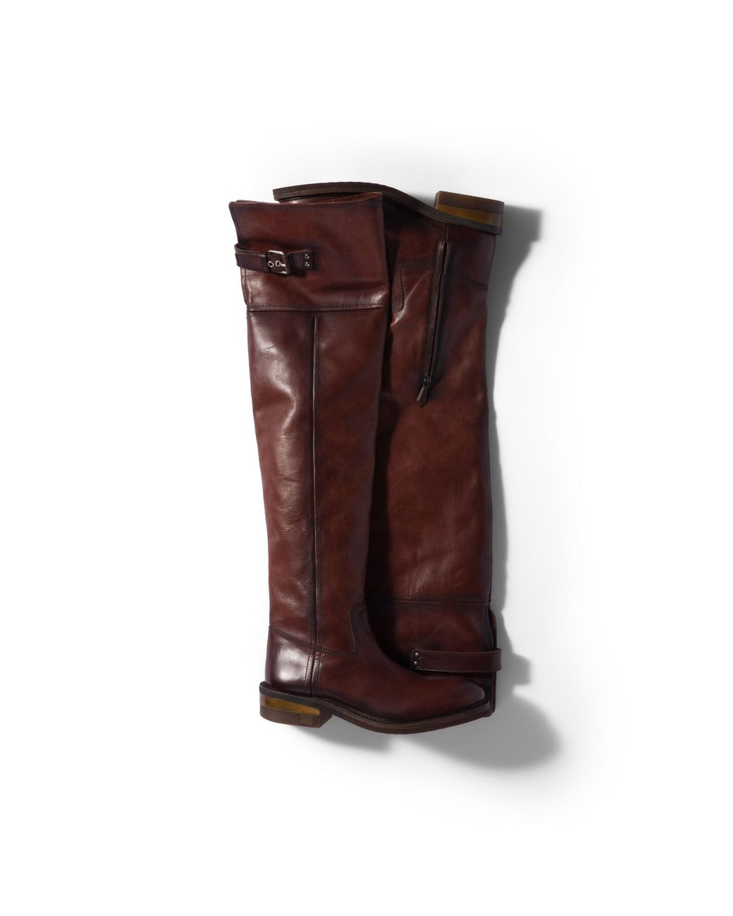 Miu Miu Brown Leather Boots