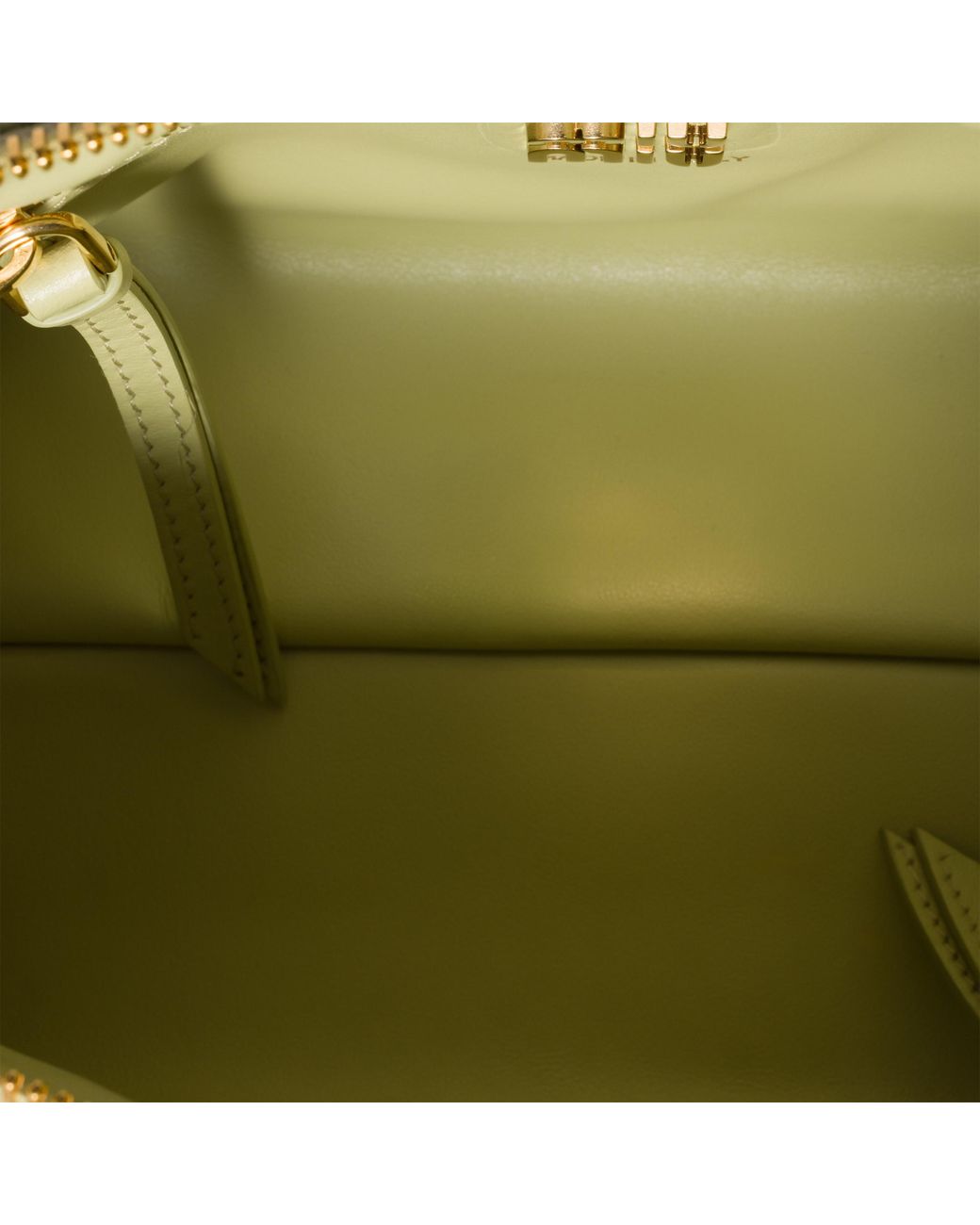 Miu Miu Metallic Caprice Ayers Leather Clutch
