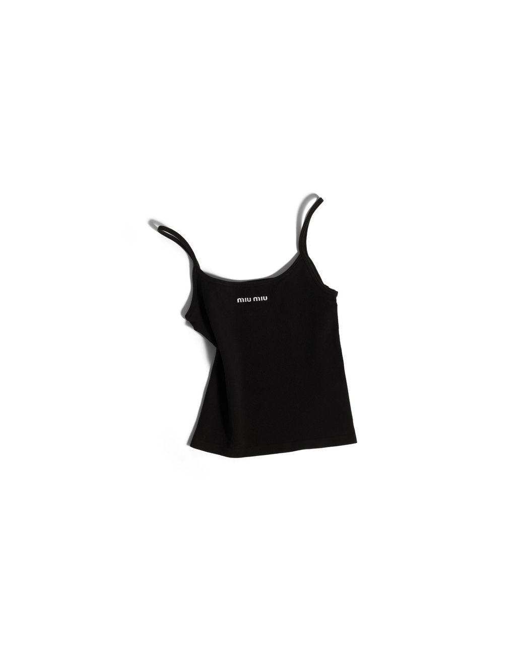Miu Miu Black Seamless Top