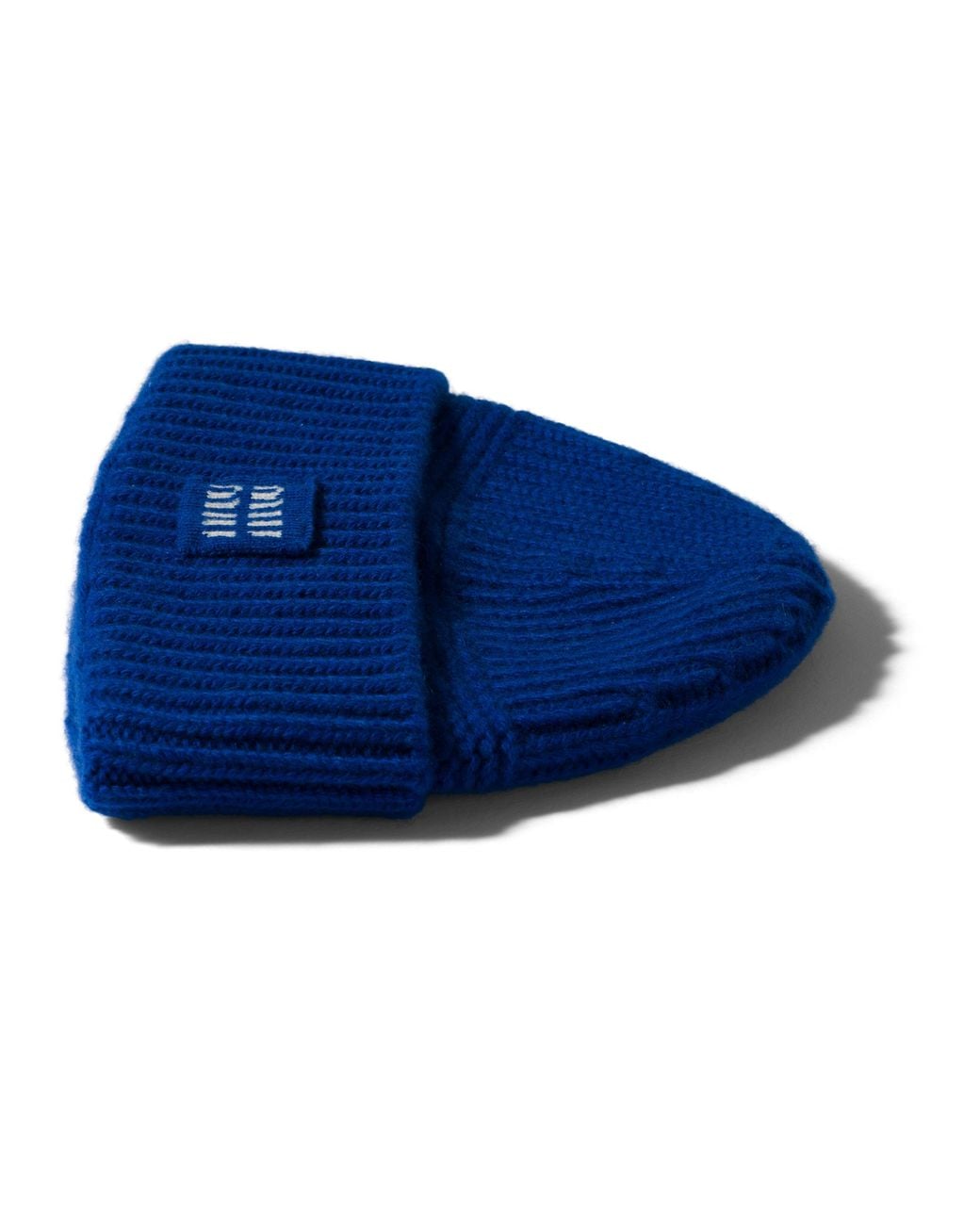 Miu Miu Blue Wool And Cashmere Beanie