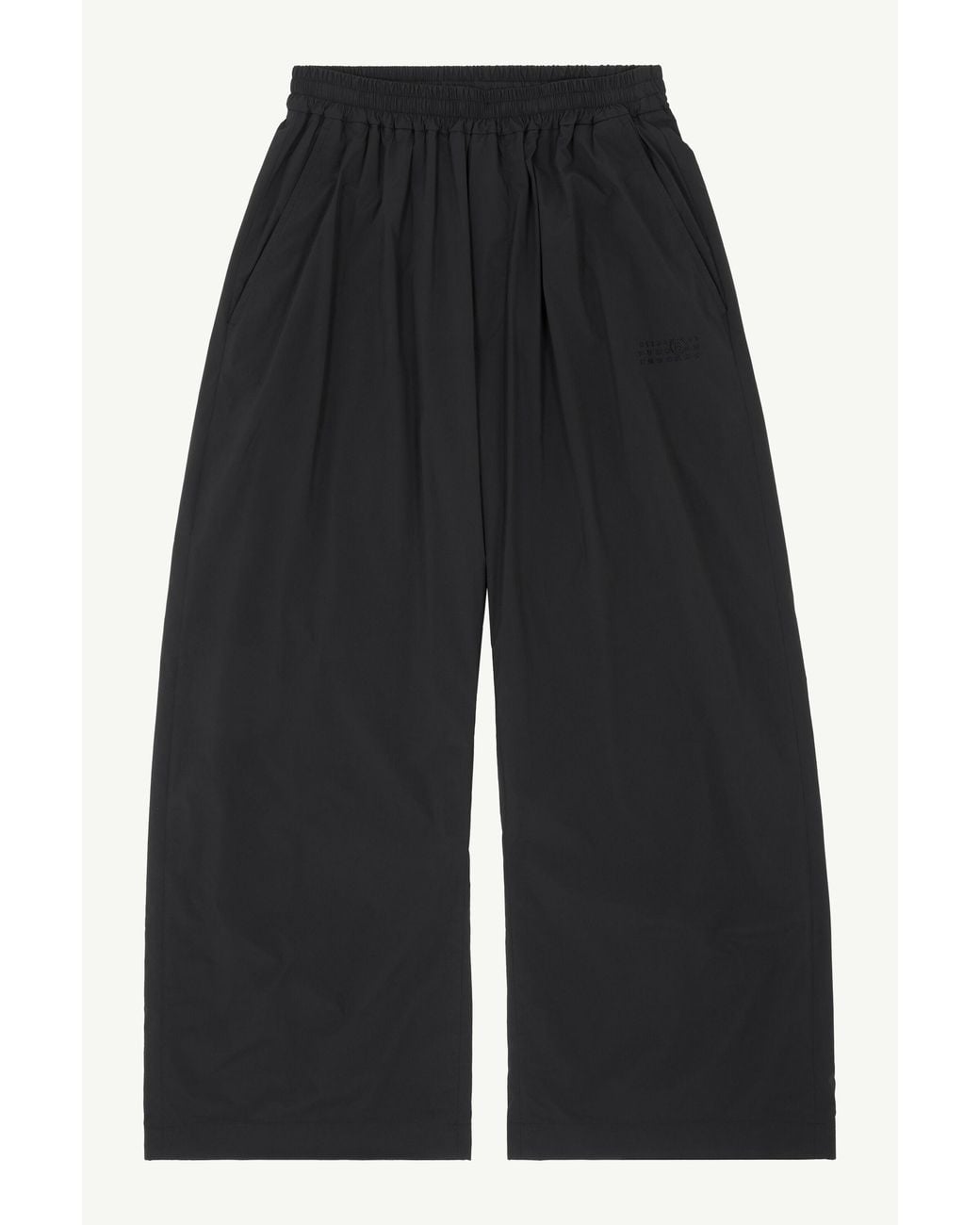 MM6 by Maison Margiela Blue Logo-Embroidered Nylon Drawstring Trousers