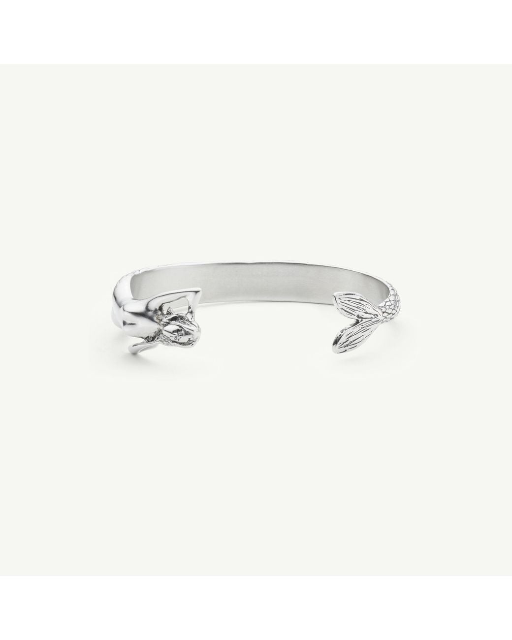 MM6 by Maison Margiela White Mermaid Cuff Bracelet for men