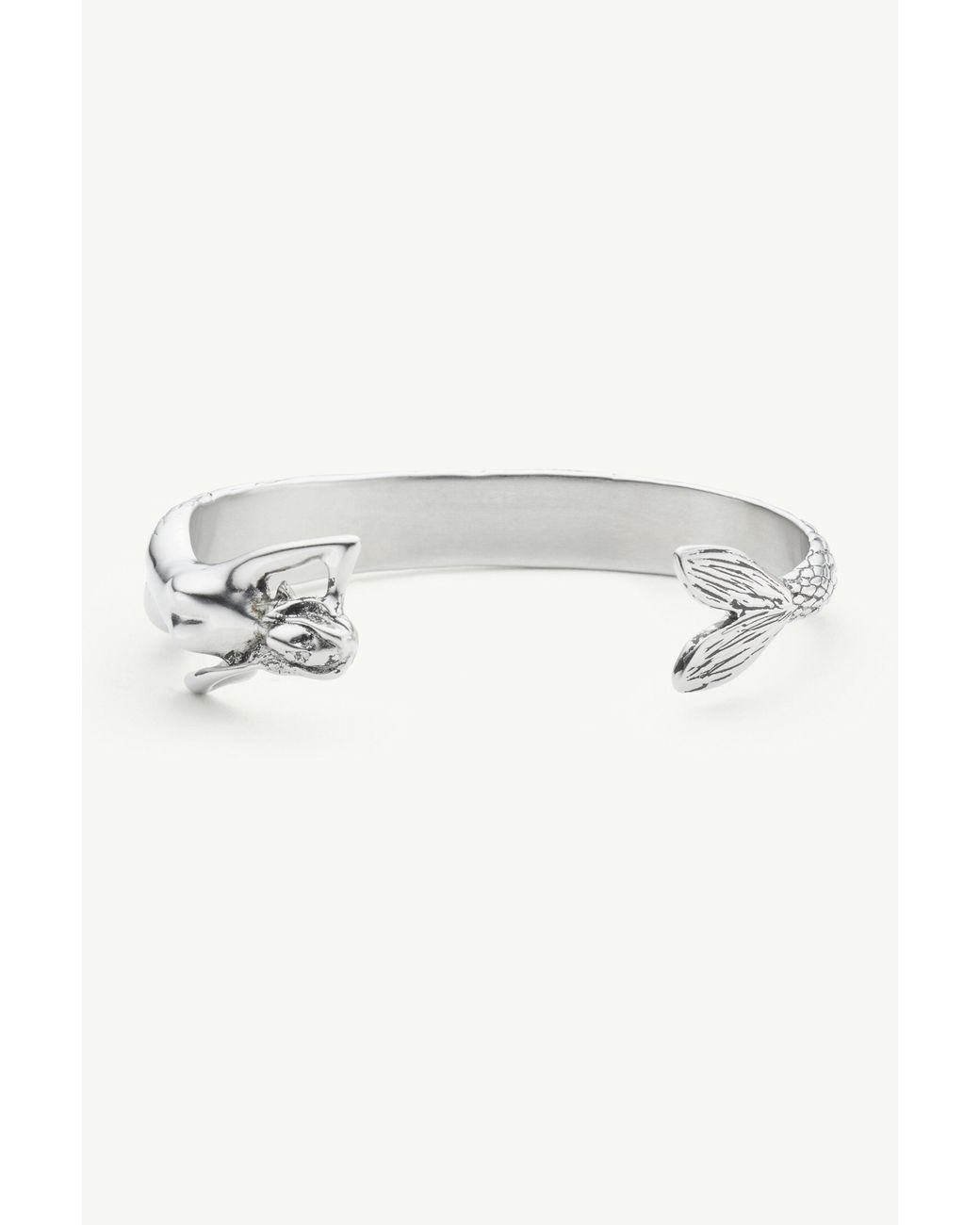MM6 by Maison Margiela White Mermaid Cuff Bracelet for men