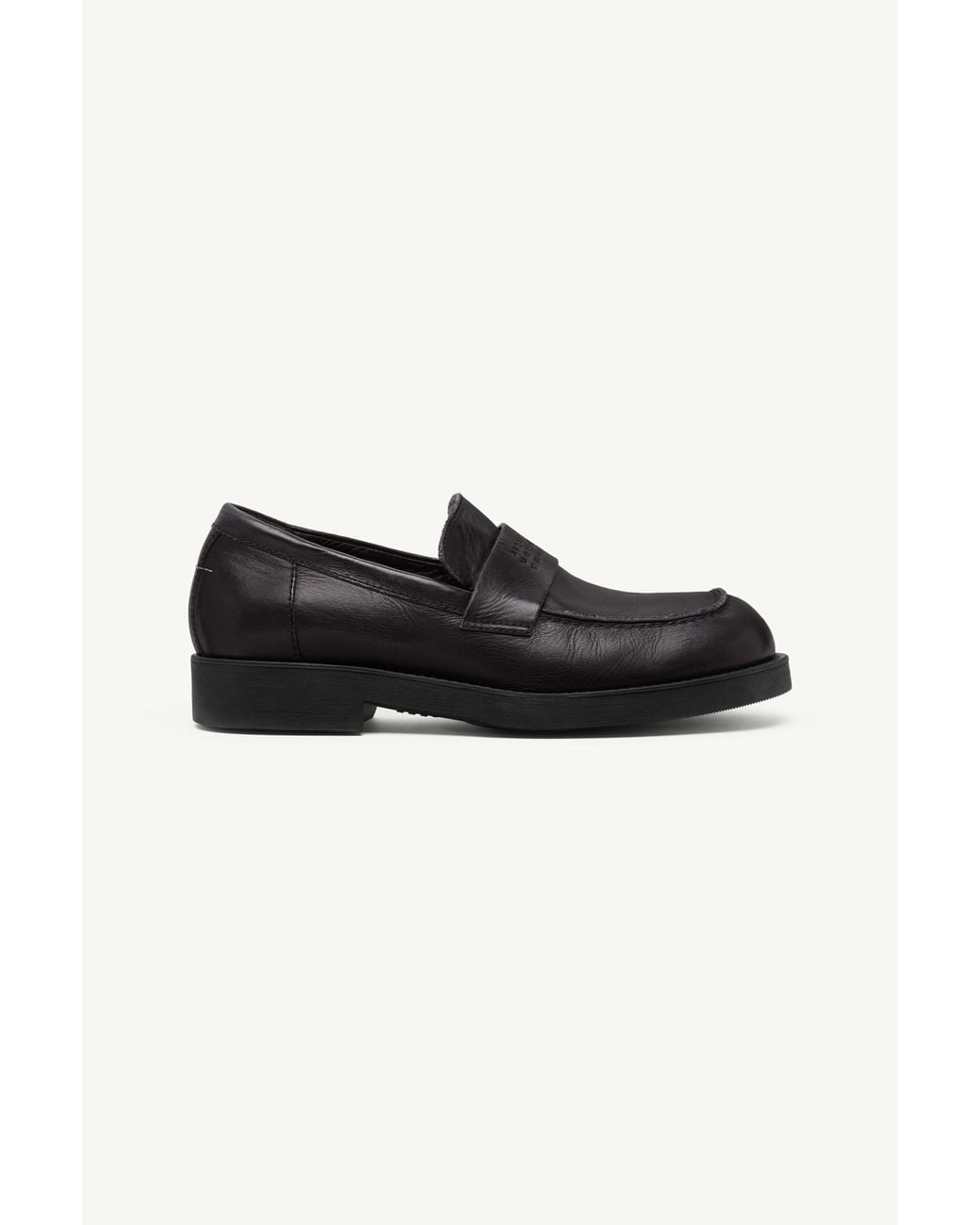MM6 by Maison Margiela Black City Biker Loafers