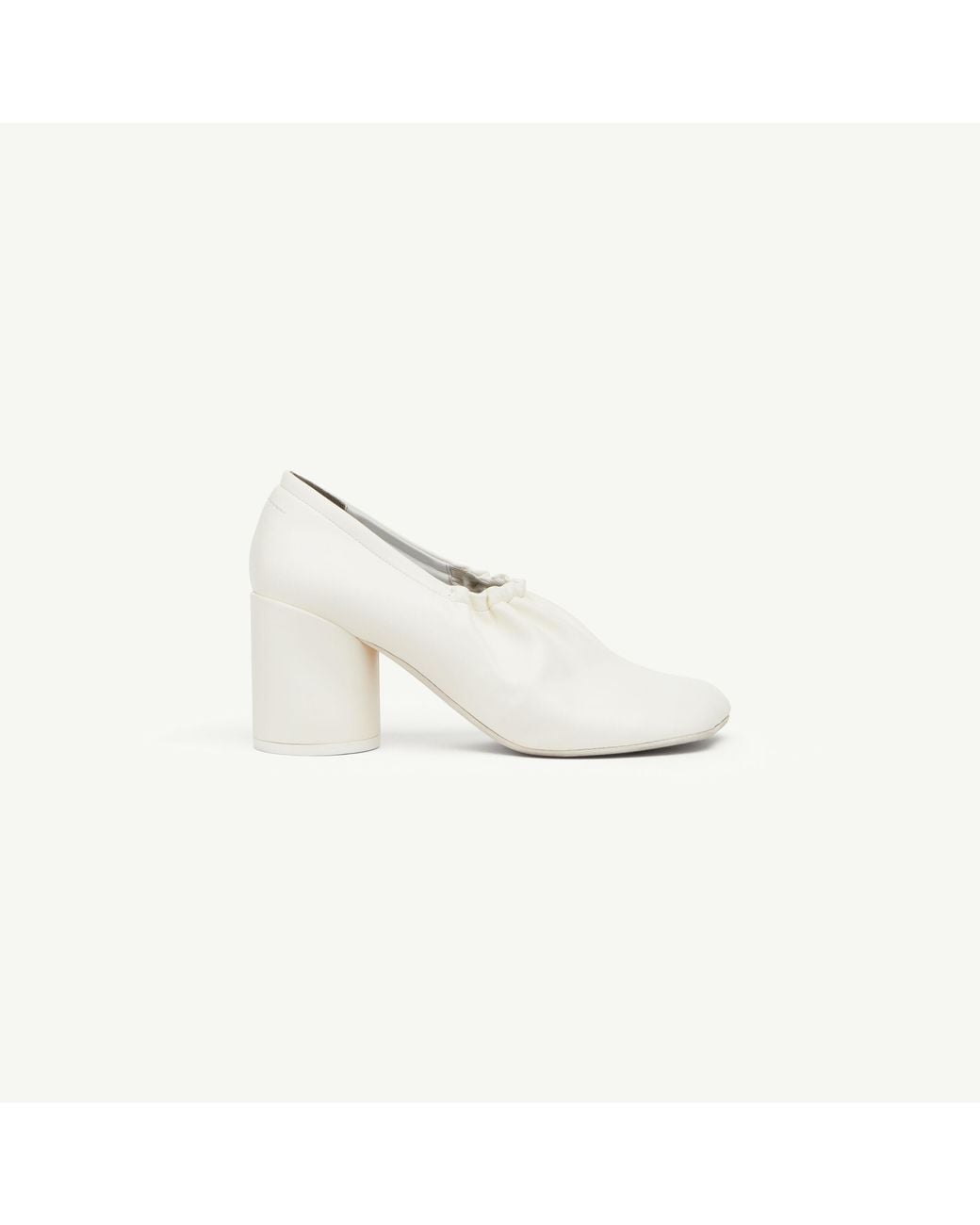 MM6 by Maison Margiela White Elasticated Anatomic Pumps