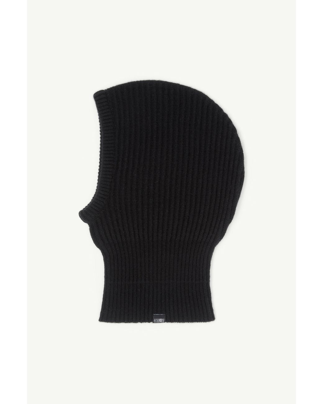 MM6 by Maison Margiela Black Knit Balaclava