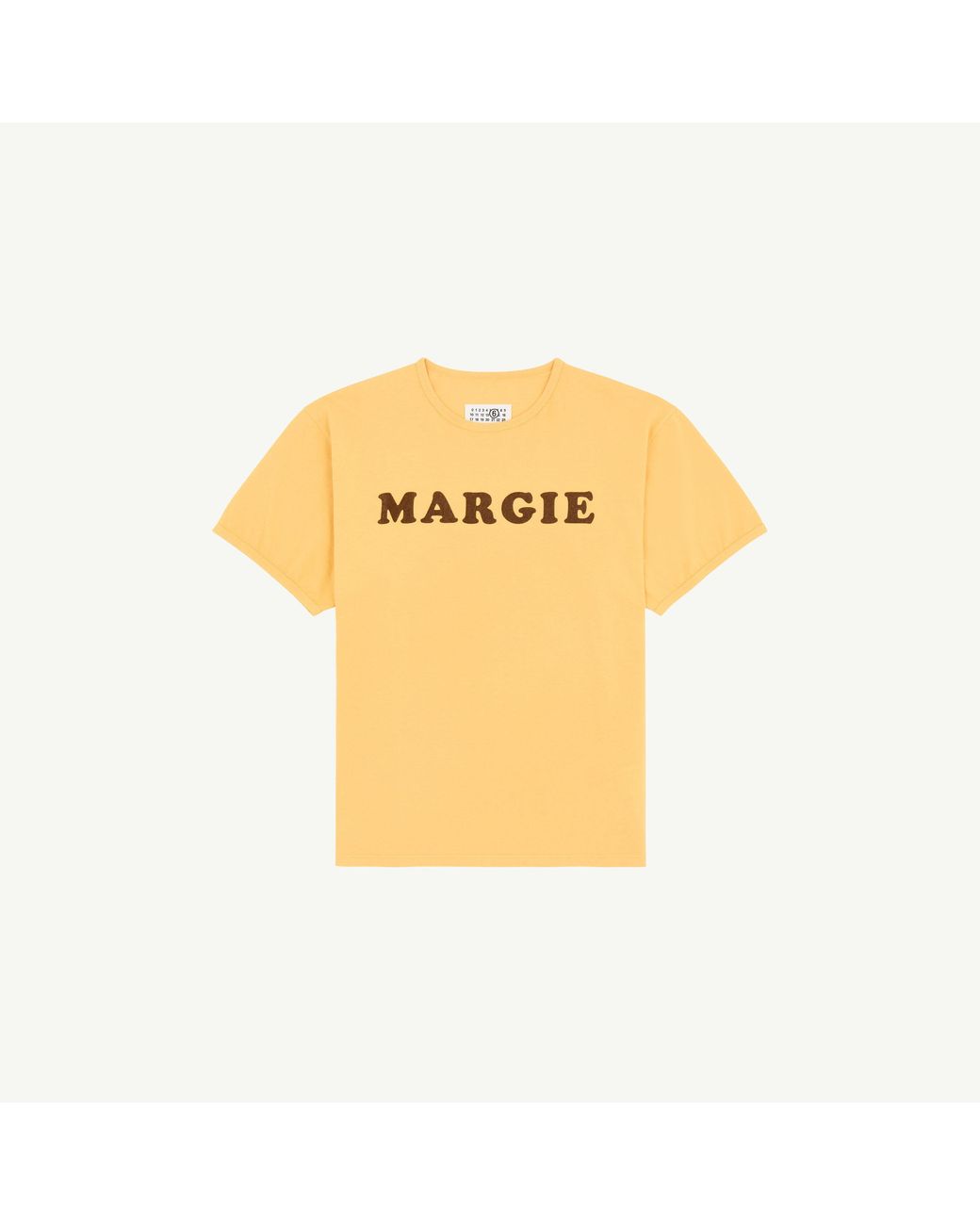 MM6 by Maison Margiela Yellow Vintage Jersey T-Shirt for men