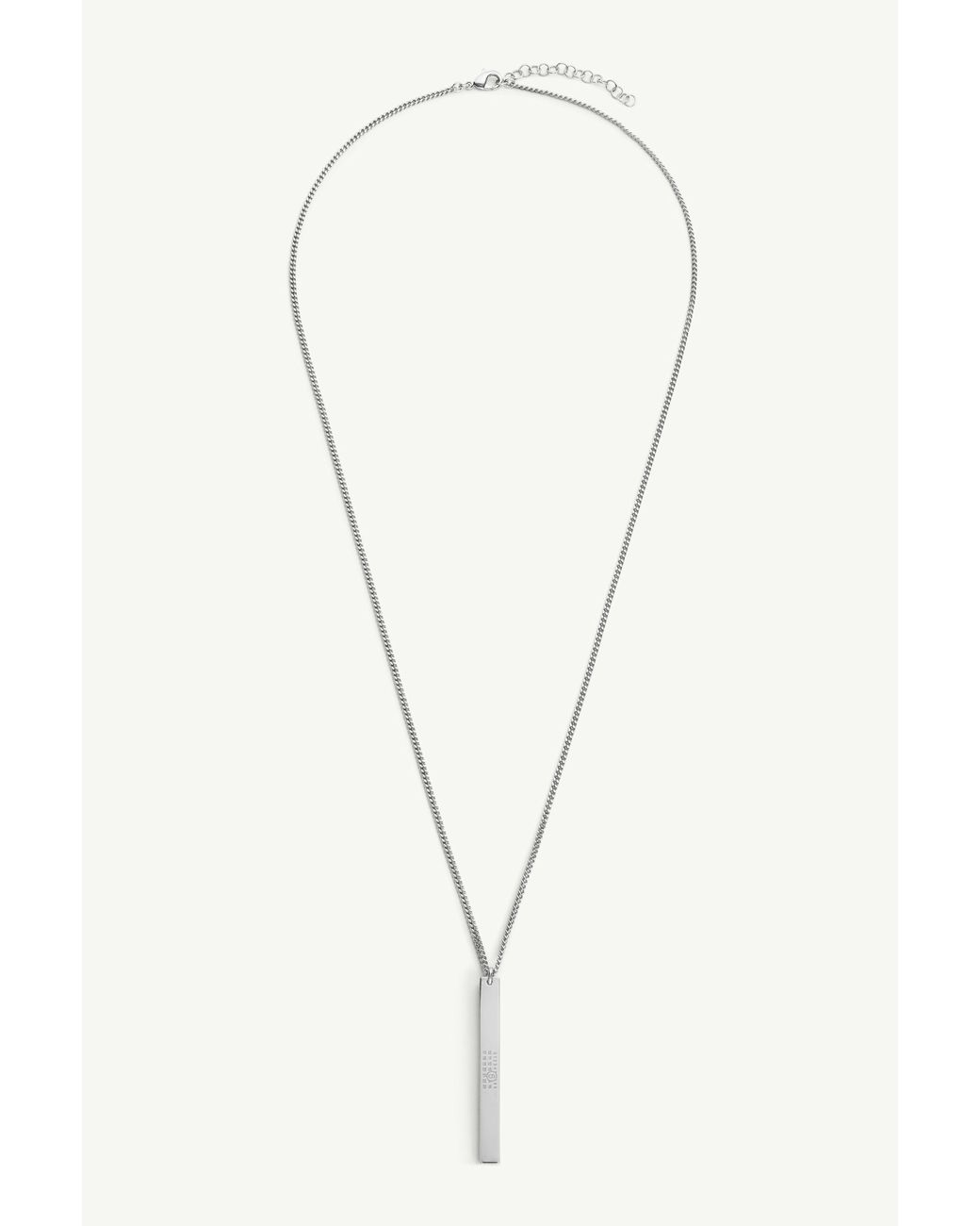 MM6 by Maison Margiela Metallic Numeric Bar Necklace