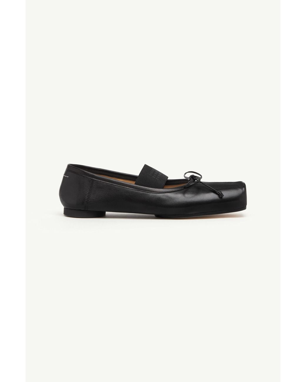 MM6 by Maison Margiela Black Ballet Flats