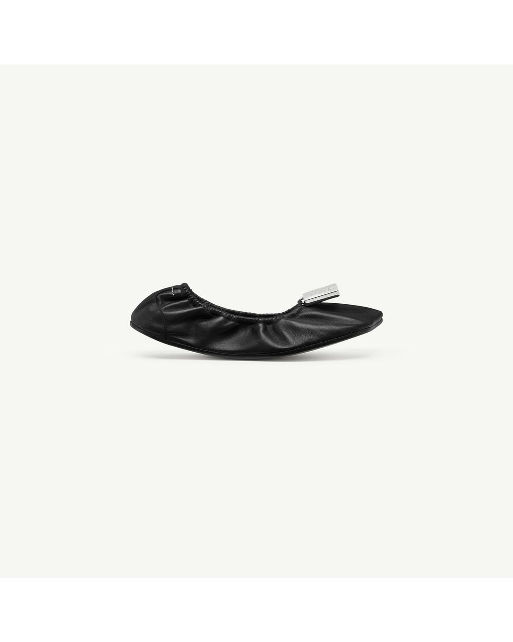 MM6 by Maison Margiela Black Numeric Anatomic Ballerina