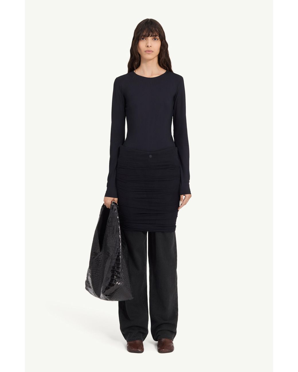 MM6 by Maison Margiela Blue Jeans With Overlay