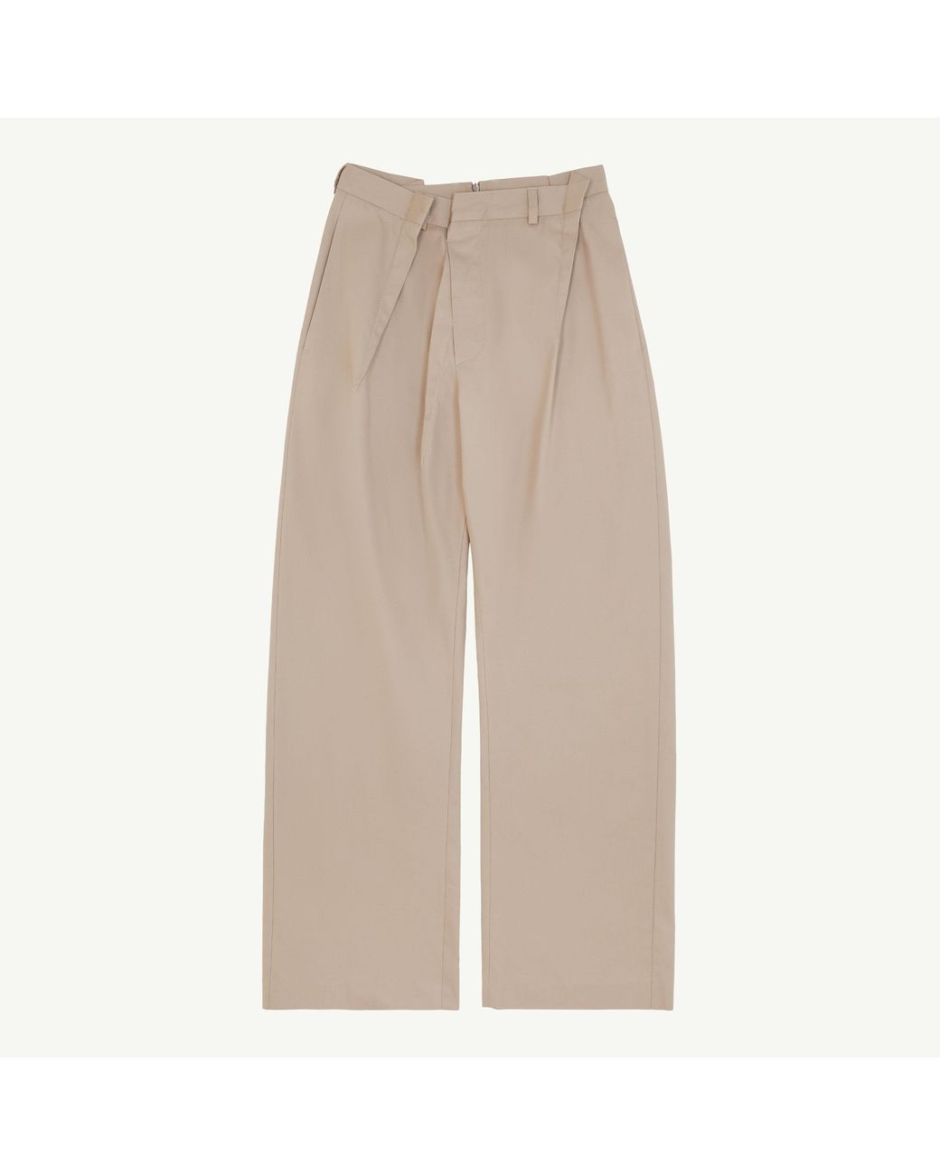 MM6 by Maison Margiela Natural Tapered Leg Trousers