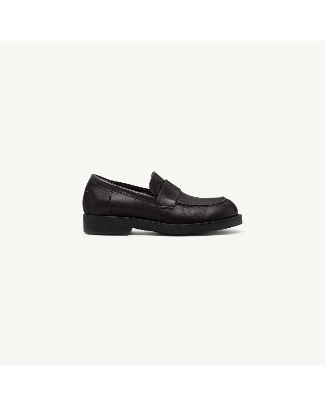 MM6 by Maison Margiela Black City Biker Loafers