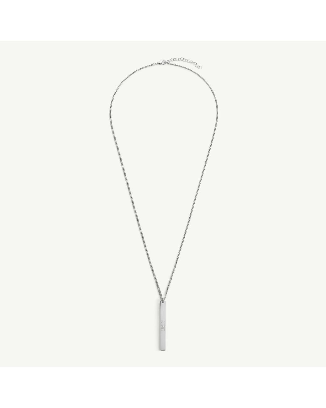MM6 by Maison Margiela Metallic Numeric Bar Necklace