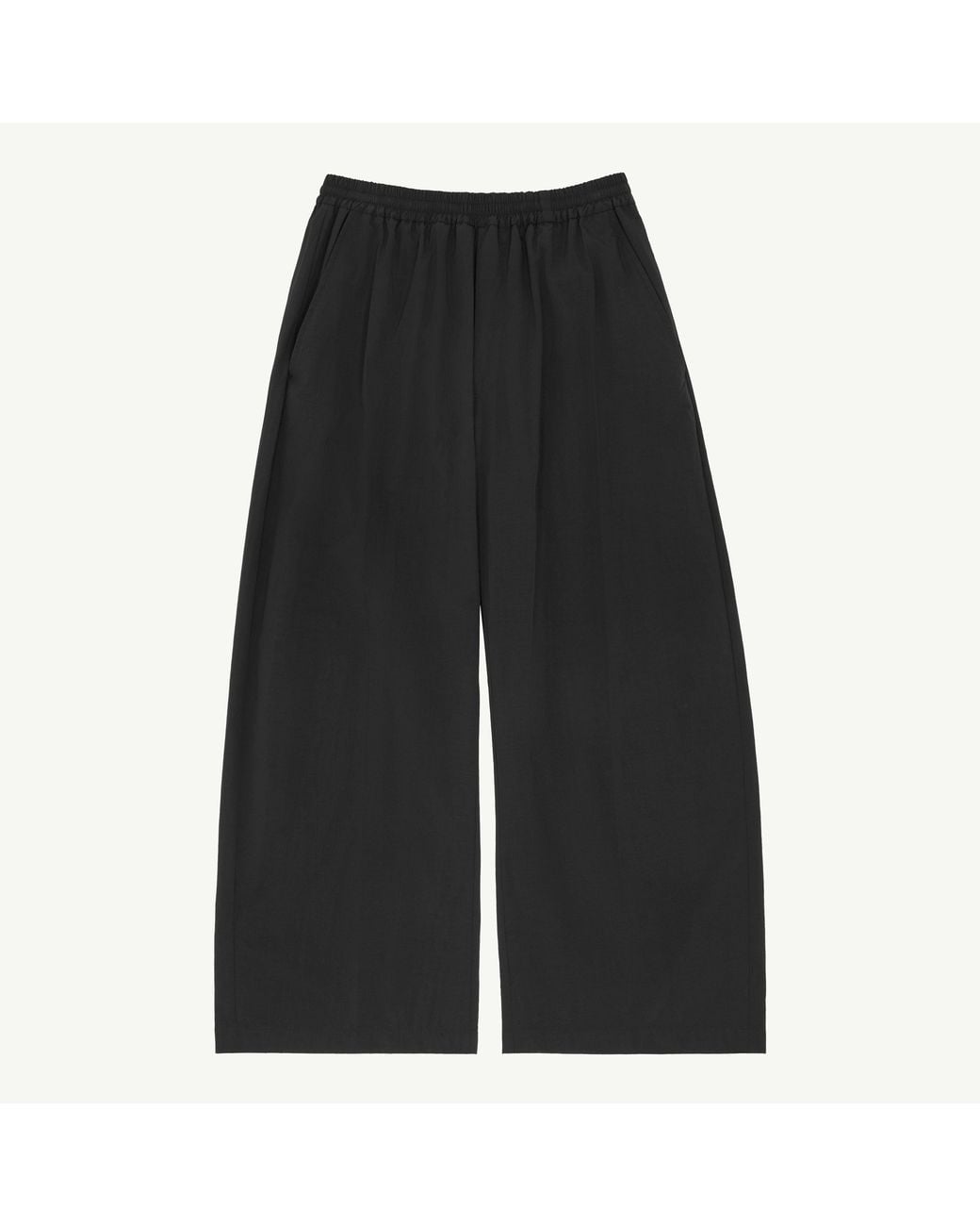 MM6 by Maison Margiela Black Wide-Leg Trousers