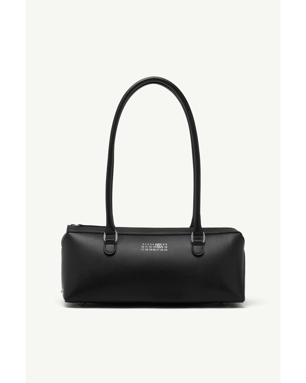 MM6 by Maison Margiela Black Bauletto Shoulder Bag Small