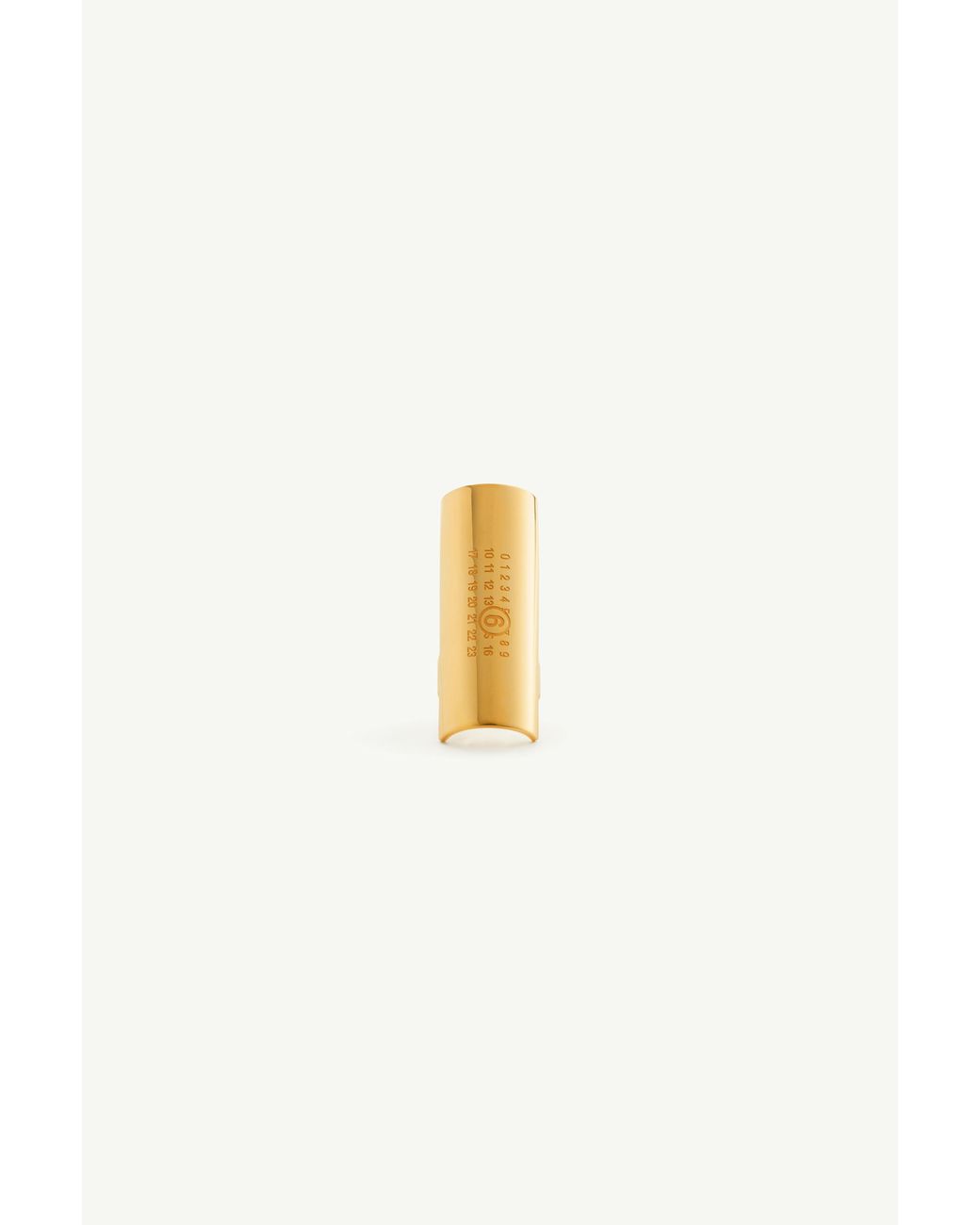 MM6 by Maison Margiela White Wide Numeric Ring