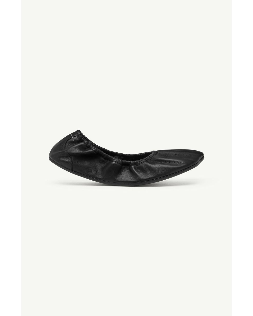 MM6 by Maison Margiela Black Anatomic Travel Ballerina