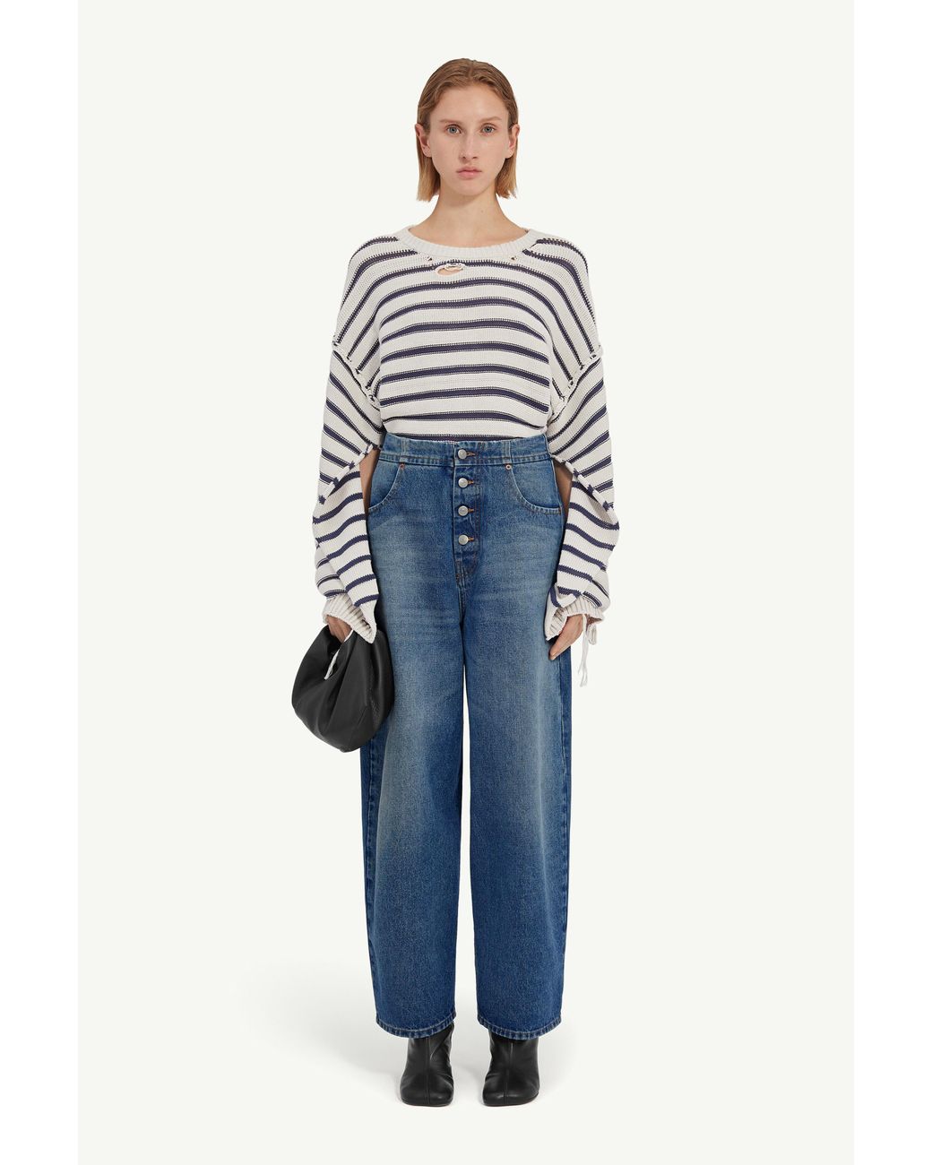 MM6 by Maison Margiela Blue Straight Leg Jeans