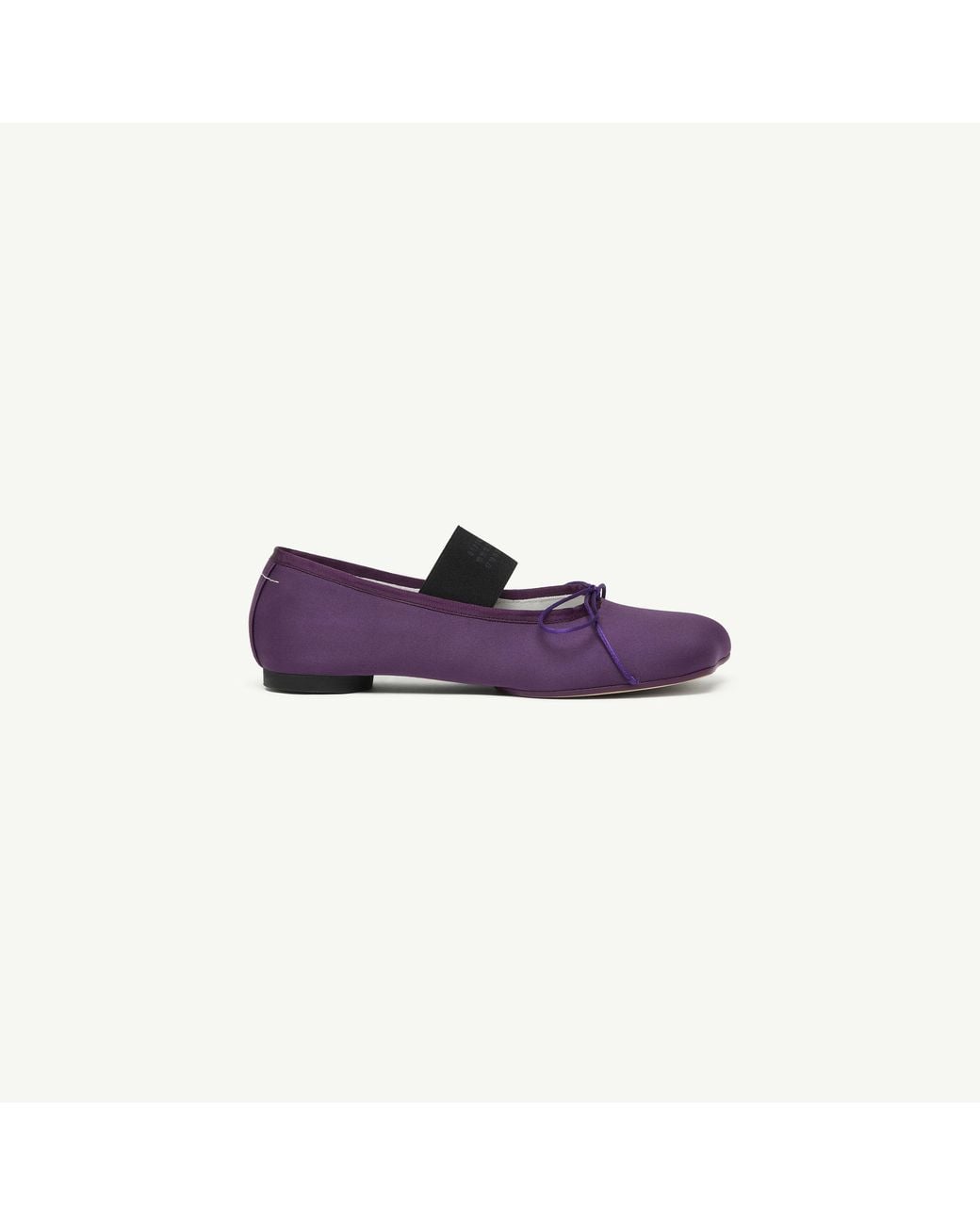 MM6 by Maison Margiela Purple Anatomic Numeric Ballerinas