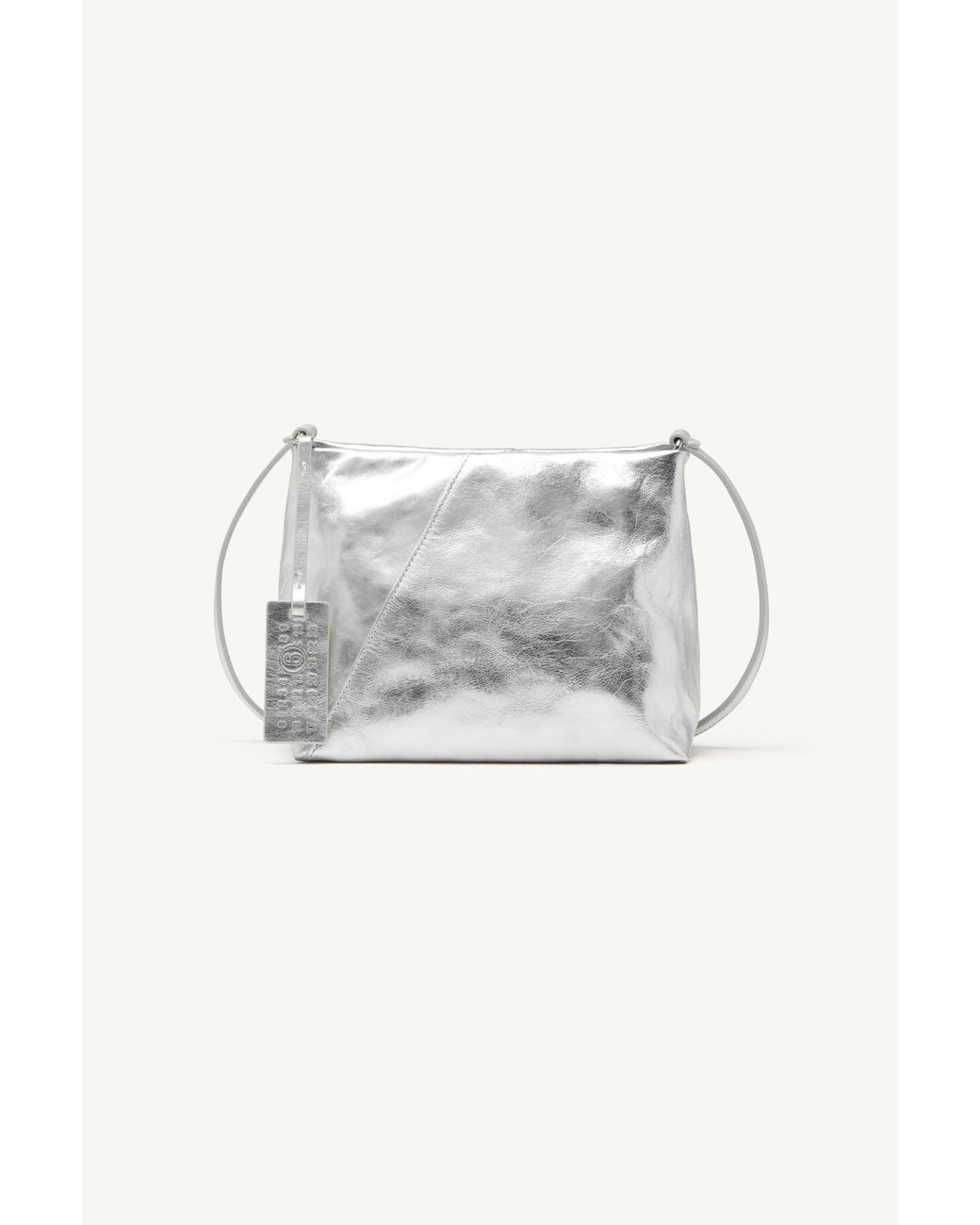 MM6 by Maison Margiela White Folded Japanese Shoulder Bag