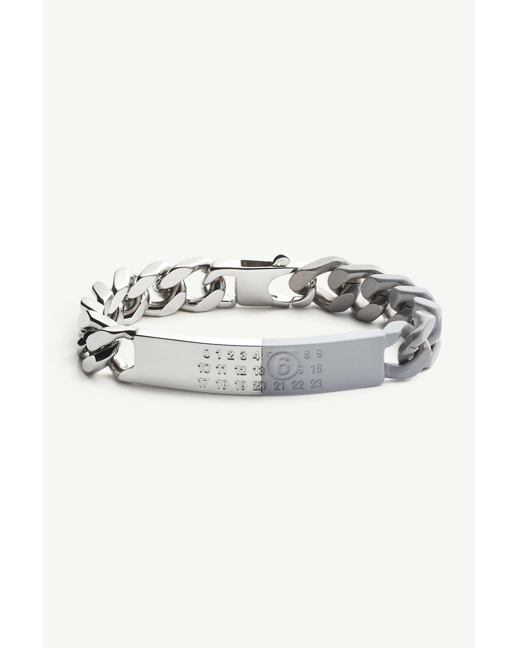 MM6 by Maison Margiela White Chain Bracelet