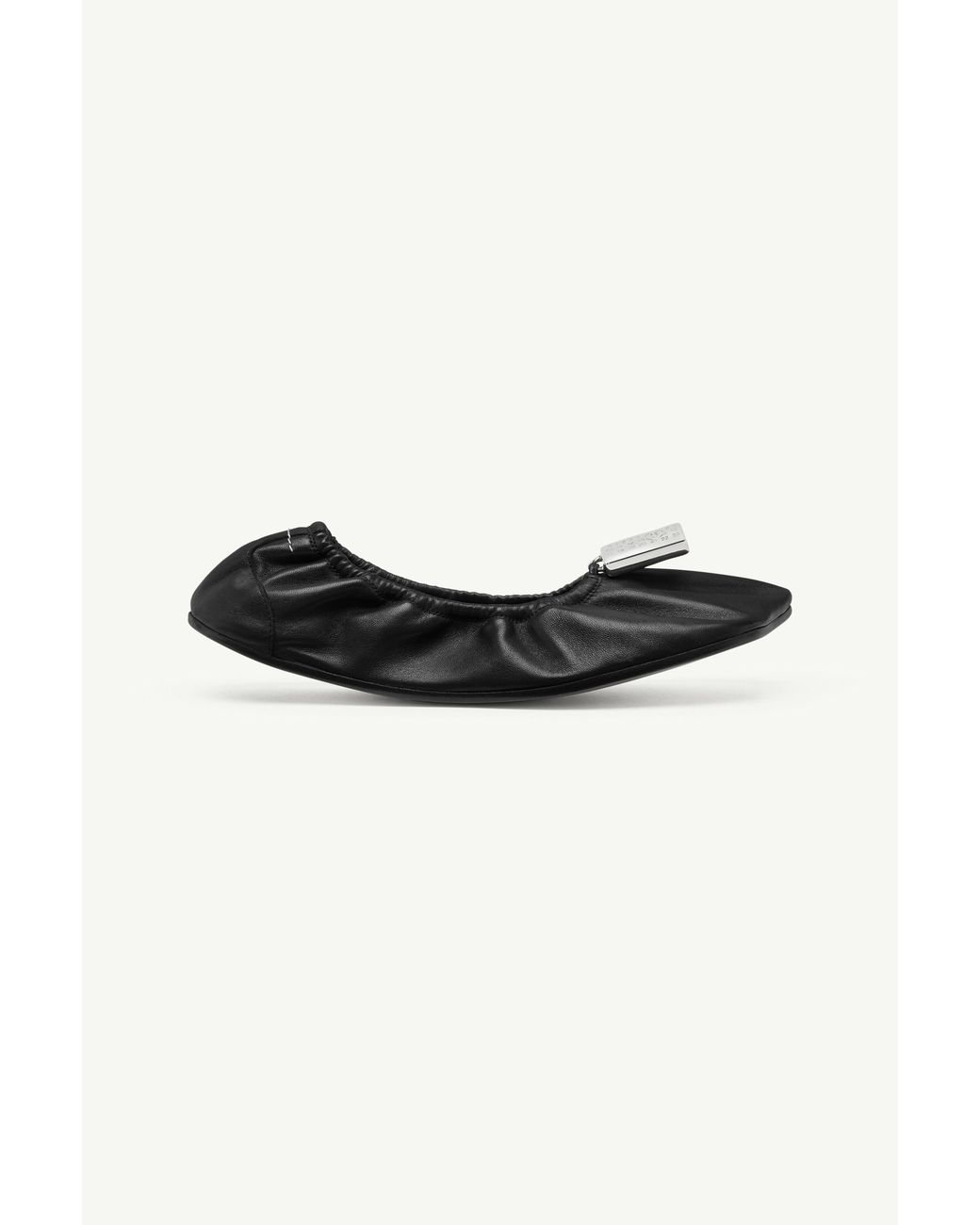 MM6 by Maison Margiela Black Numeric Anatomic Ballerina