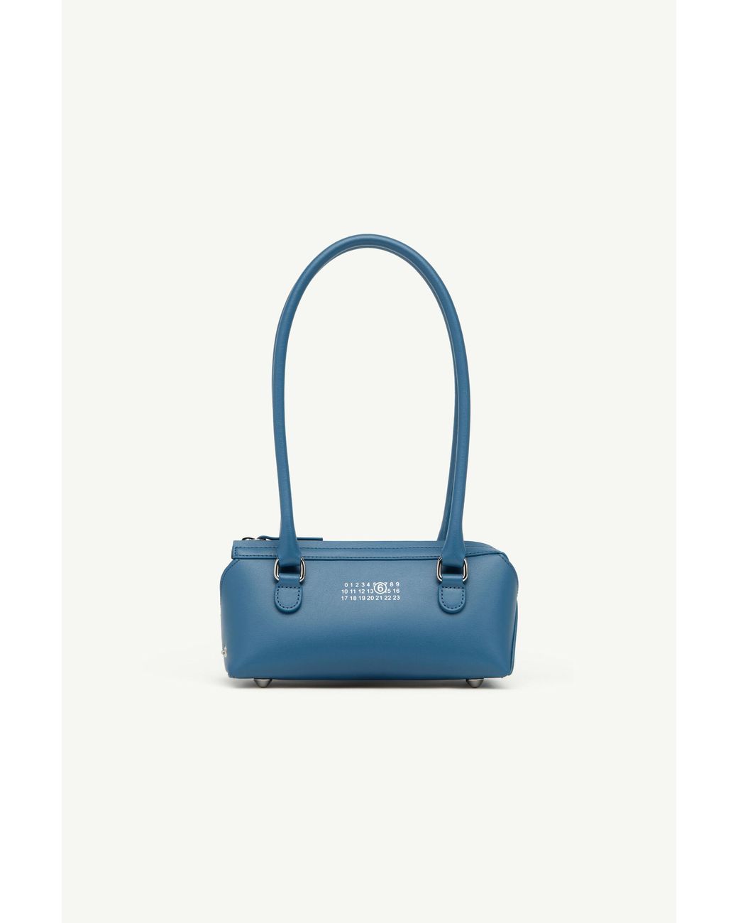 MM6 by Maison Margiela Blue Bauletto Shoulder Bag Mini