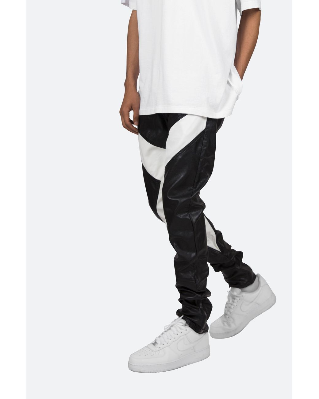 mnml reflective track pants