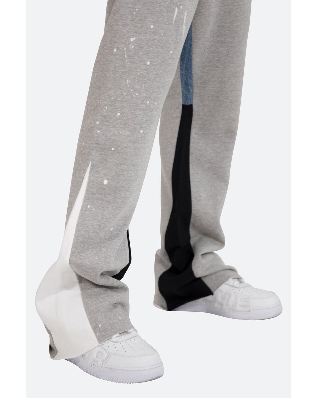 MNML Contrast Bootcut Sweatpants in Gray for Men | Lyst