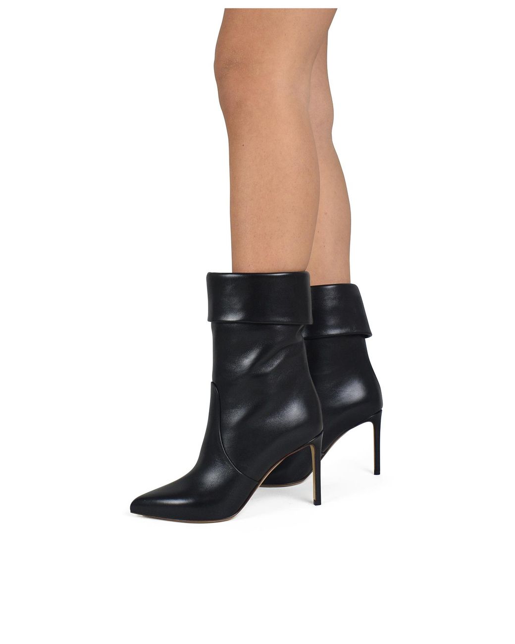 Francesco Russo Black Leather Boots