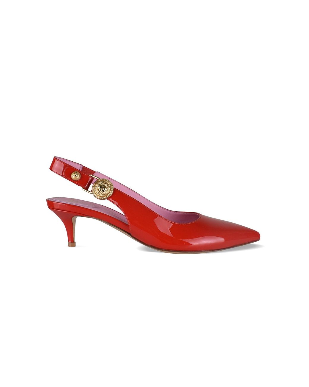 Balmain Red Eva Slingback Pumps